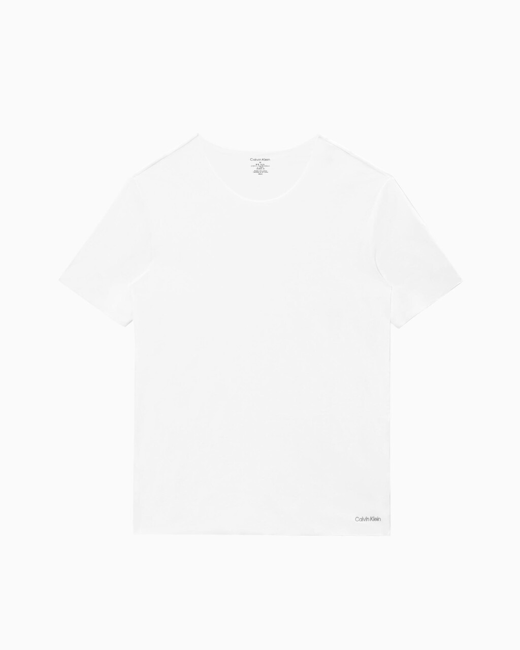 CK Black Crew Neck T-Shirt, White, hi-res