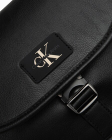 CKJ Tagged Saddle Bag, BLACK, hi-res