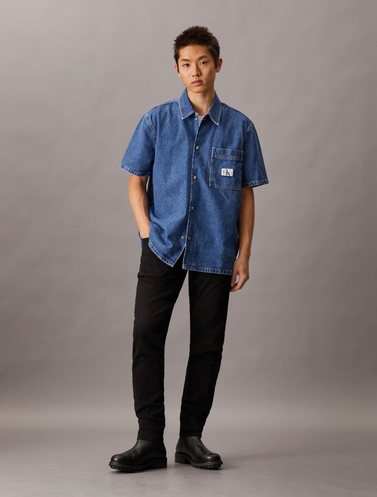 Denim Short Sleeve Shirt