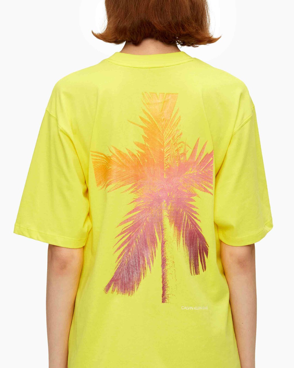 Escape 漸層棕櫚印花 T 恤, Bright Sunshine, hi-res