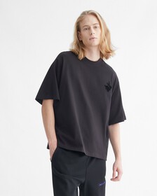 YEAR OF THE RABBIT OPEN SIDE RELAXED TEE, CK BLACK, hi-res