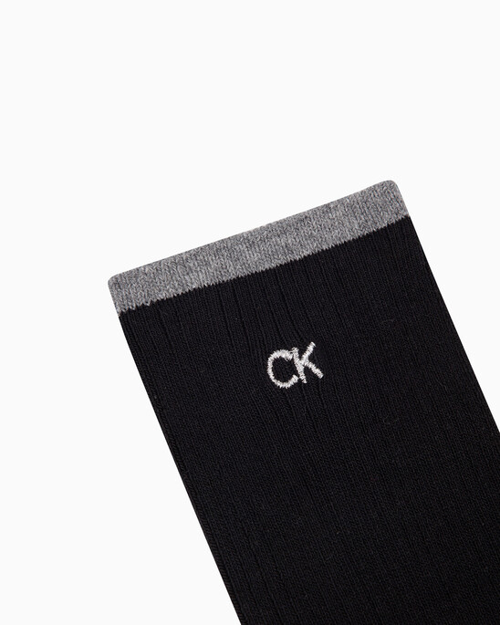 Women's 1 Pack Rib Crew Socks