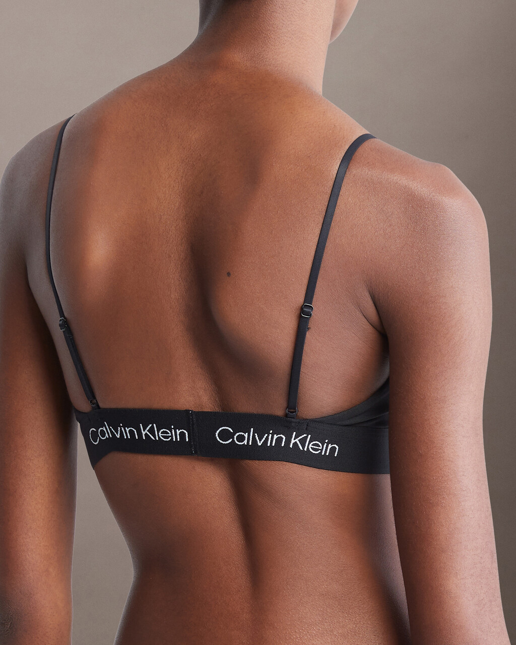 Calvin Klein 1996 Lightly Lined Bralette, Black, hi-res