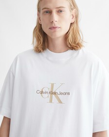 ARCHIVAL NEUTRALS MONOGRAM T 裇, BRIGHT WHITE, hi-res
