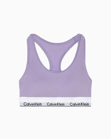 MODERN COTTON LIGHTLY LINED BRALETTE, VERVAIN LILAC, hi-res