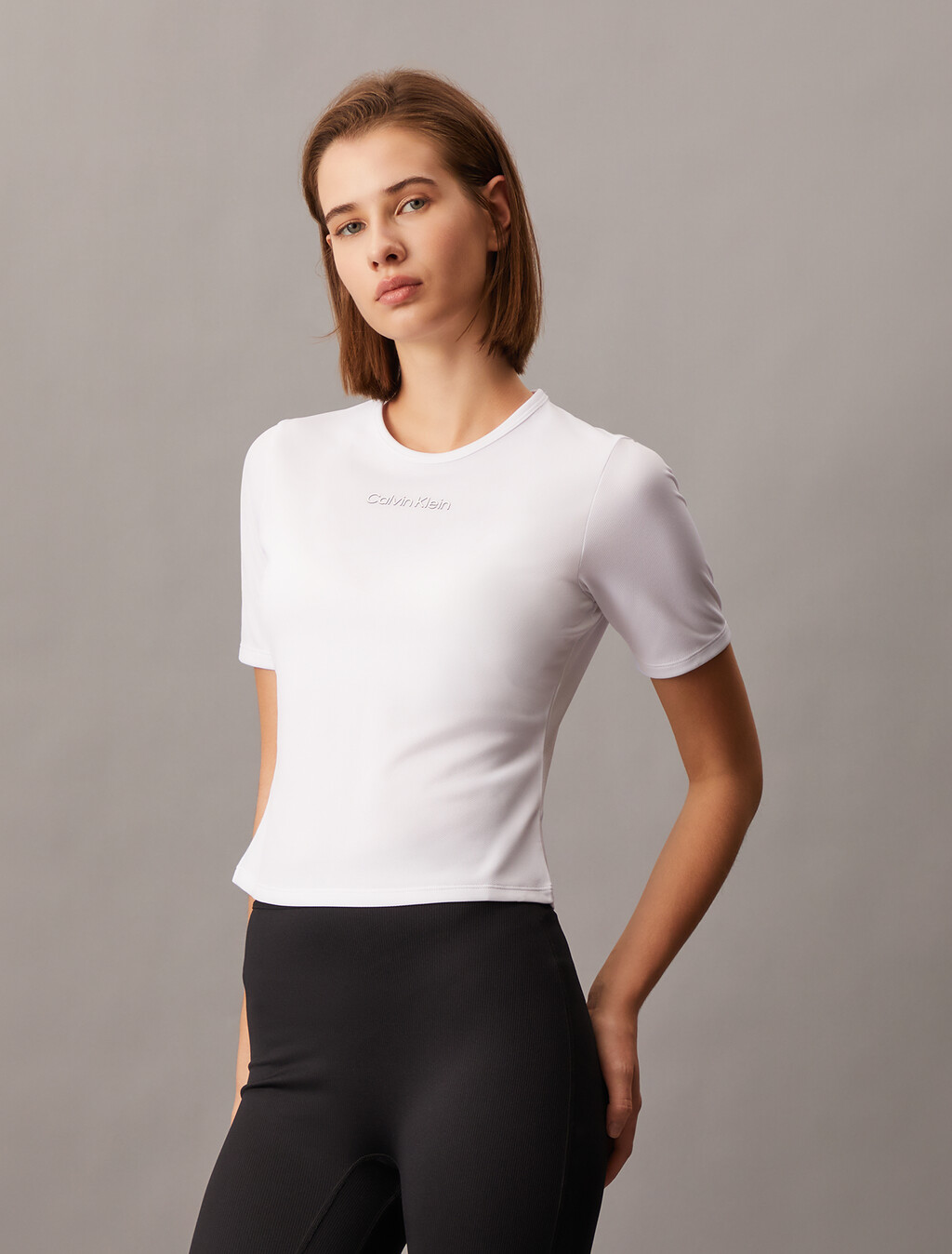 基本款短袖 T 恤, Brilliant White, hi-res