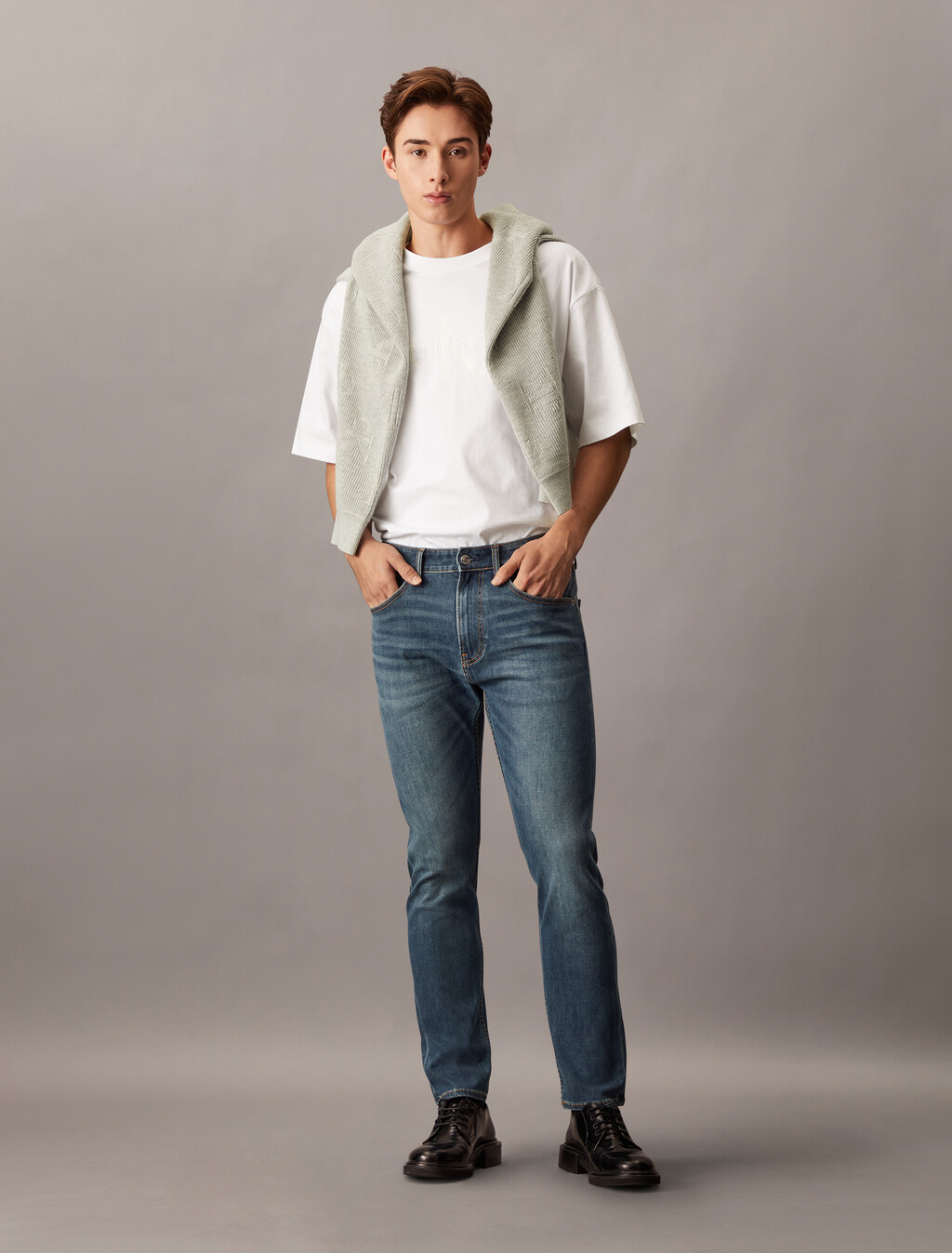 A- MODERN TAPERDenim Dark, Denim Dark, hi-res