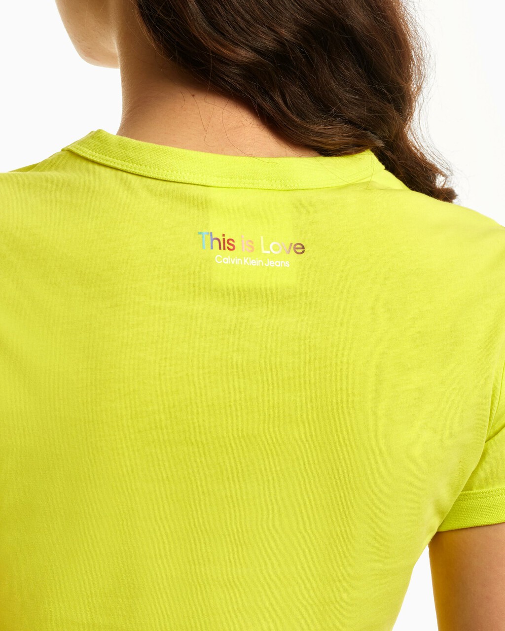 PRIDE LOGO 短版 T 恤, Acid Citrus, hi-res