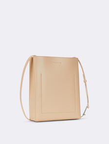Line Leather Crossbody Bag, Sahara Tan, hi-res