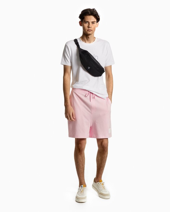 EMBOSSED LOGO SWEATSHORTS