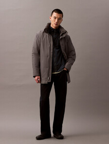 Heavyweight Mid Length Puffer Jacket, Endless Gray, hi-res