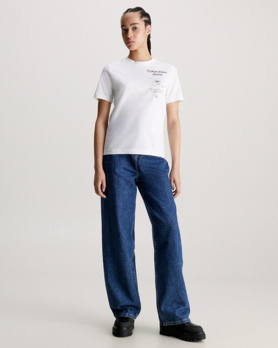 Relaxed Back Print T-Shirt