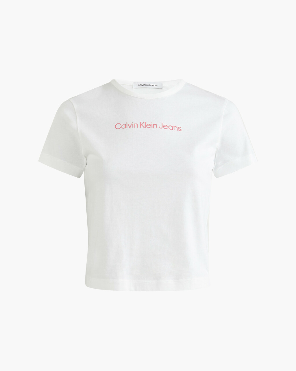 SHRUNKEN INSTITUTIONAL BABY TEE, Bright White, hi-res