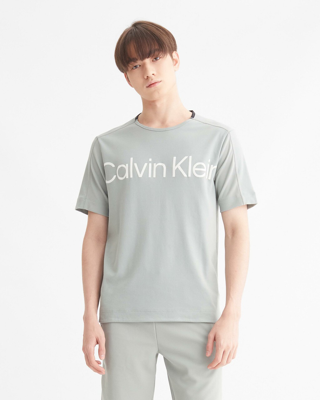 ACTIVE ICON WORKOUT TEE, GREEN MILIEU, hi-res