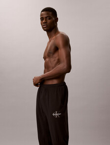 Lounge Joggers - Icon Cotton Stretch, Black, hi-res