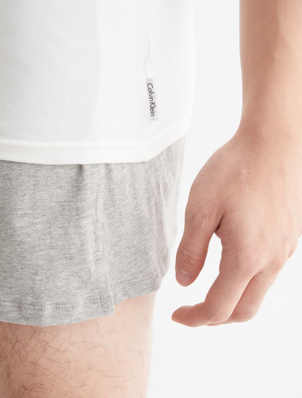 Icon Cotton 彈性背心 2 件裝, White/White, hi-res