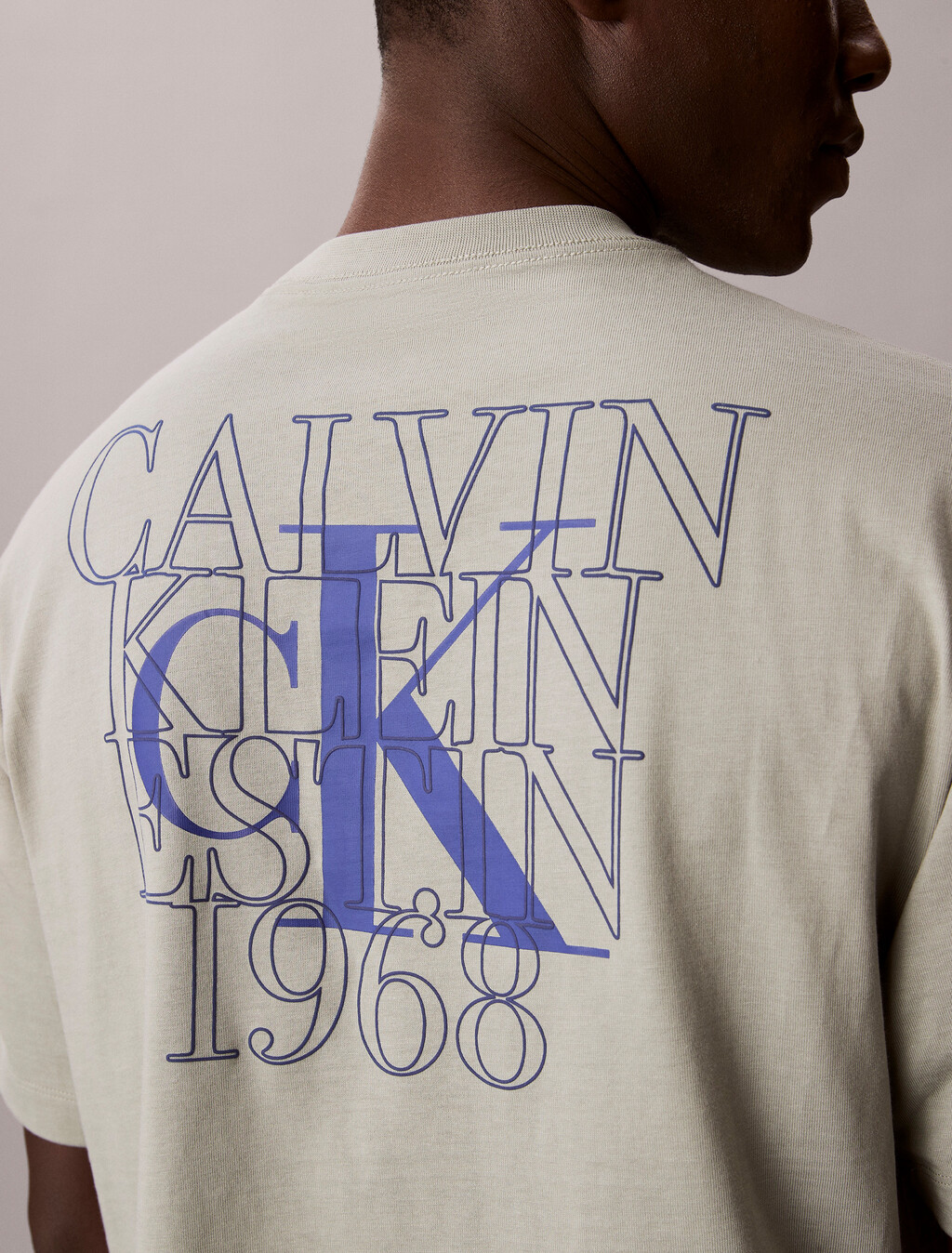 Overlay Logo Graphic Relaxed Tee, Shadow, hi-res