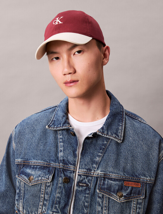 Contrast Embroidered Logo Baseball Cap