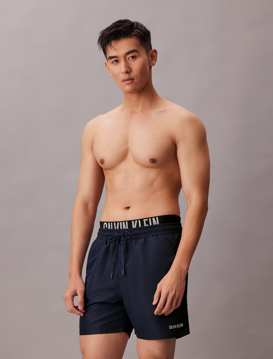 Double Waistband Swim Shorts - Intense Power