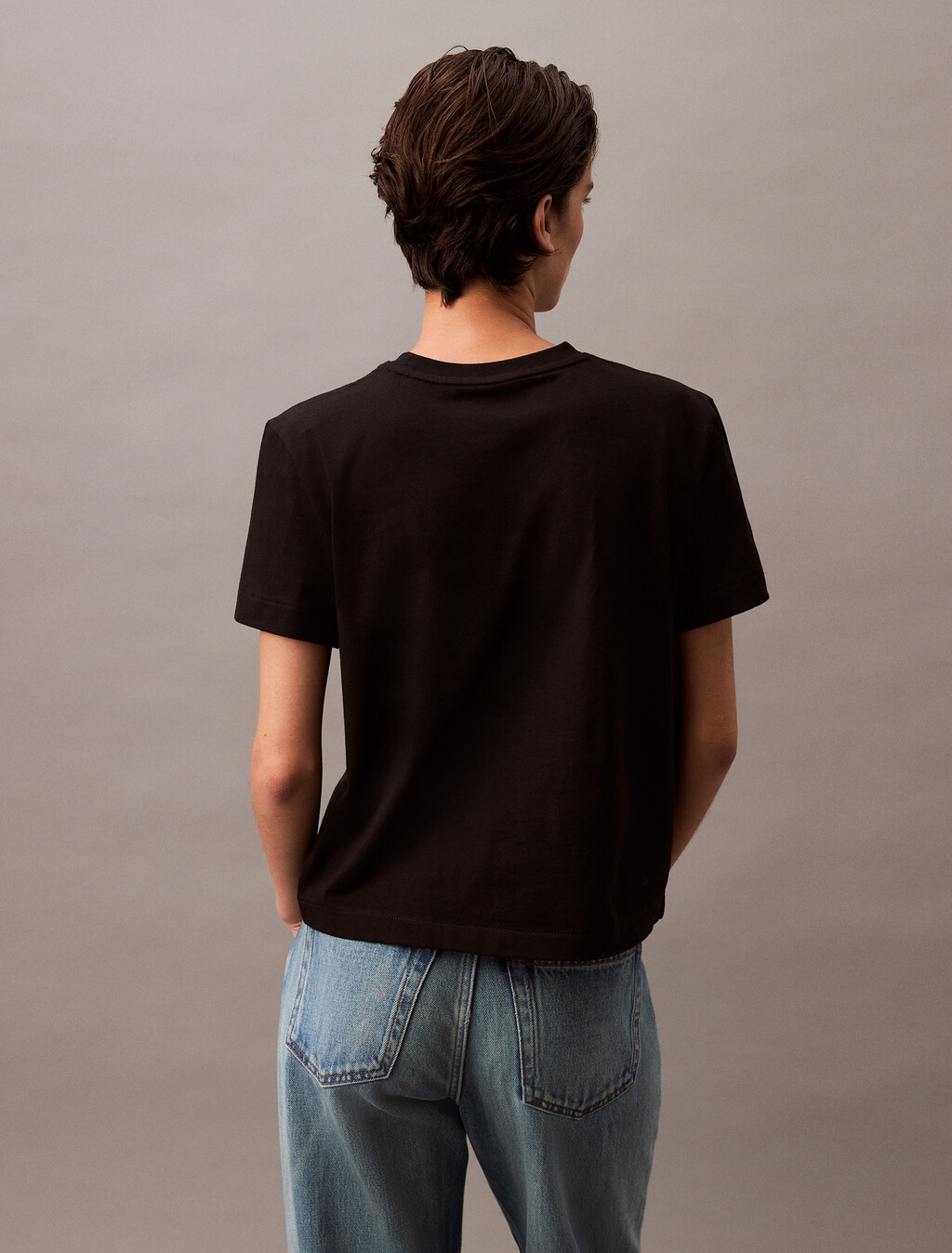CLASSIC SLIM T 恤, Black, hi-res