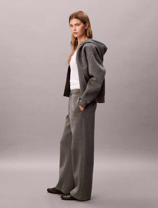 Jersey Wide Leg Joggers