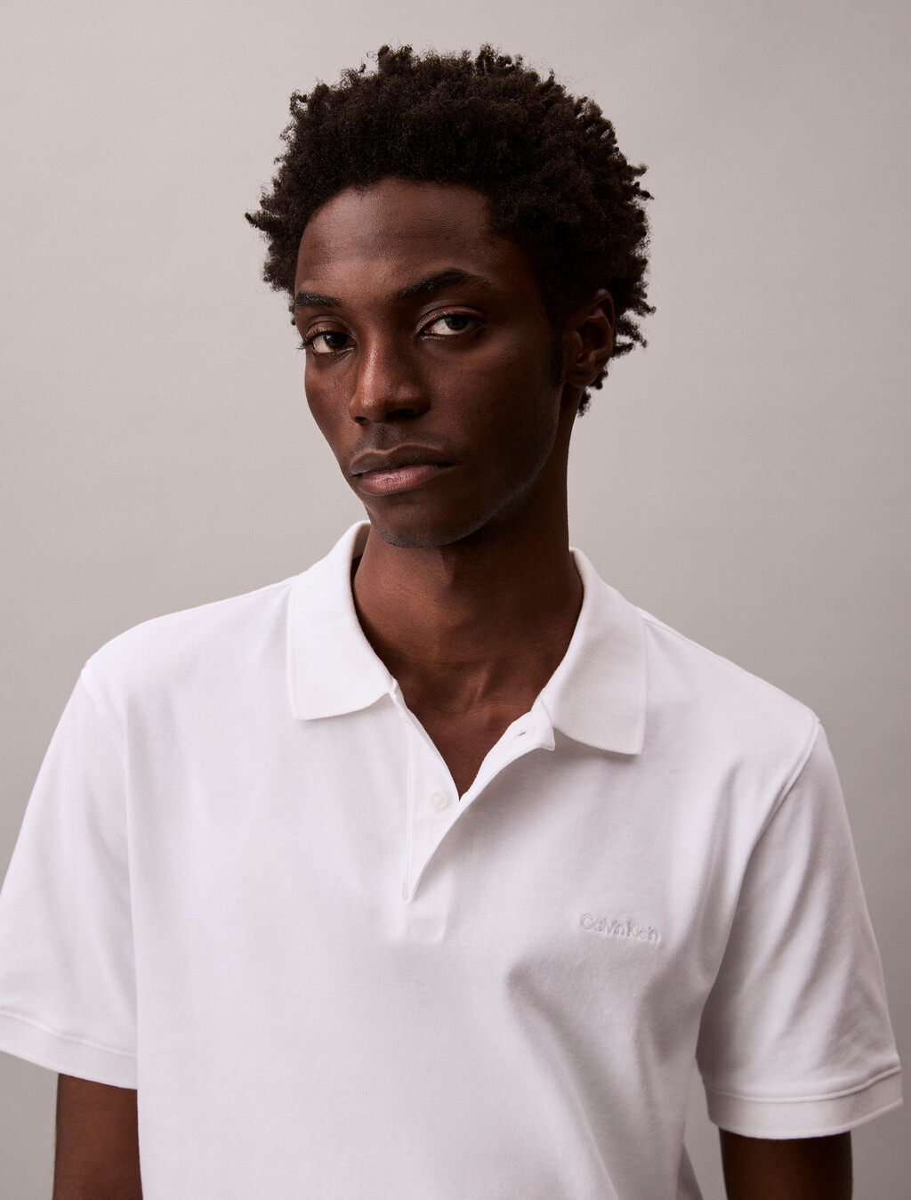 Solid Liquid Touch Polo, Brilliant White, hi-res