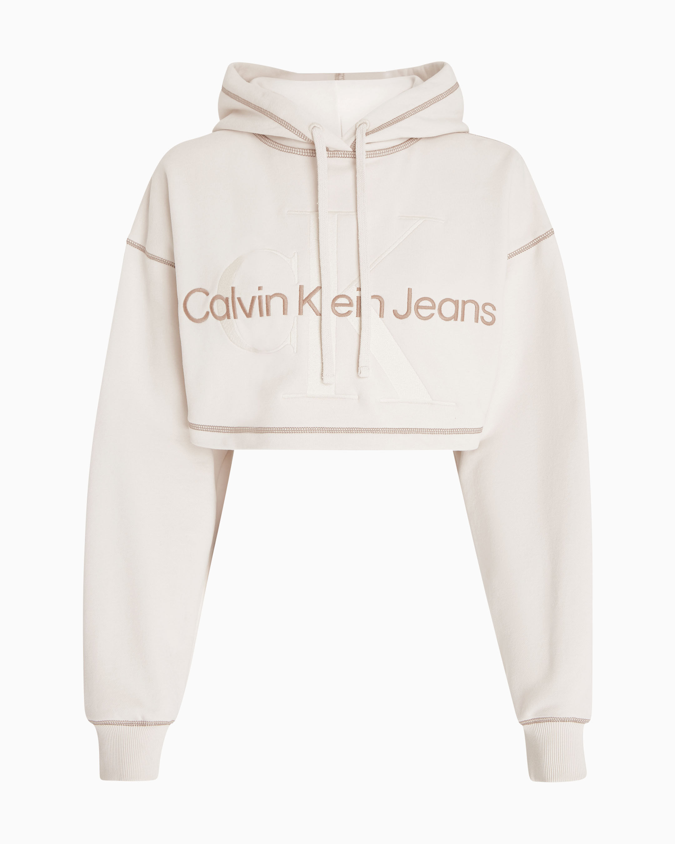 Calvin cropped hoodie sales