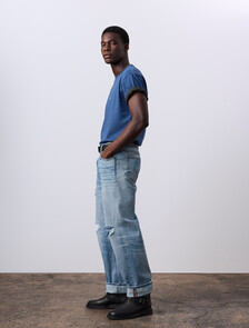 Jung Kook for Calvin Klein Monologo T 恤, Dark Denim, hi-res