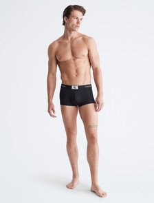 CALVIN KLEIN 1996 微細纖維低腰內褲, Black, hi-res