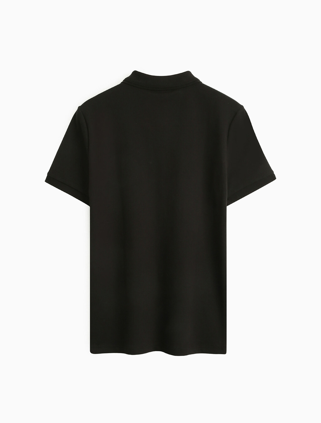 Ck 徽章修身光滑棉質 Polo 衫, Ck Black, hi-res