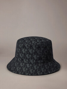 Logo Jacquard Bucket Hat, Black, hi-res