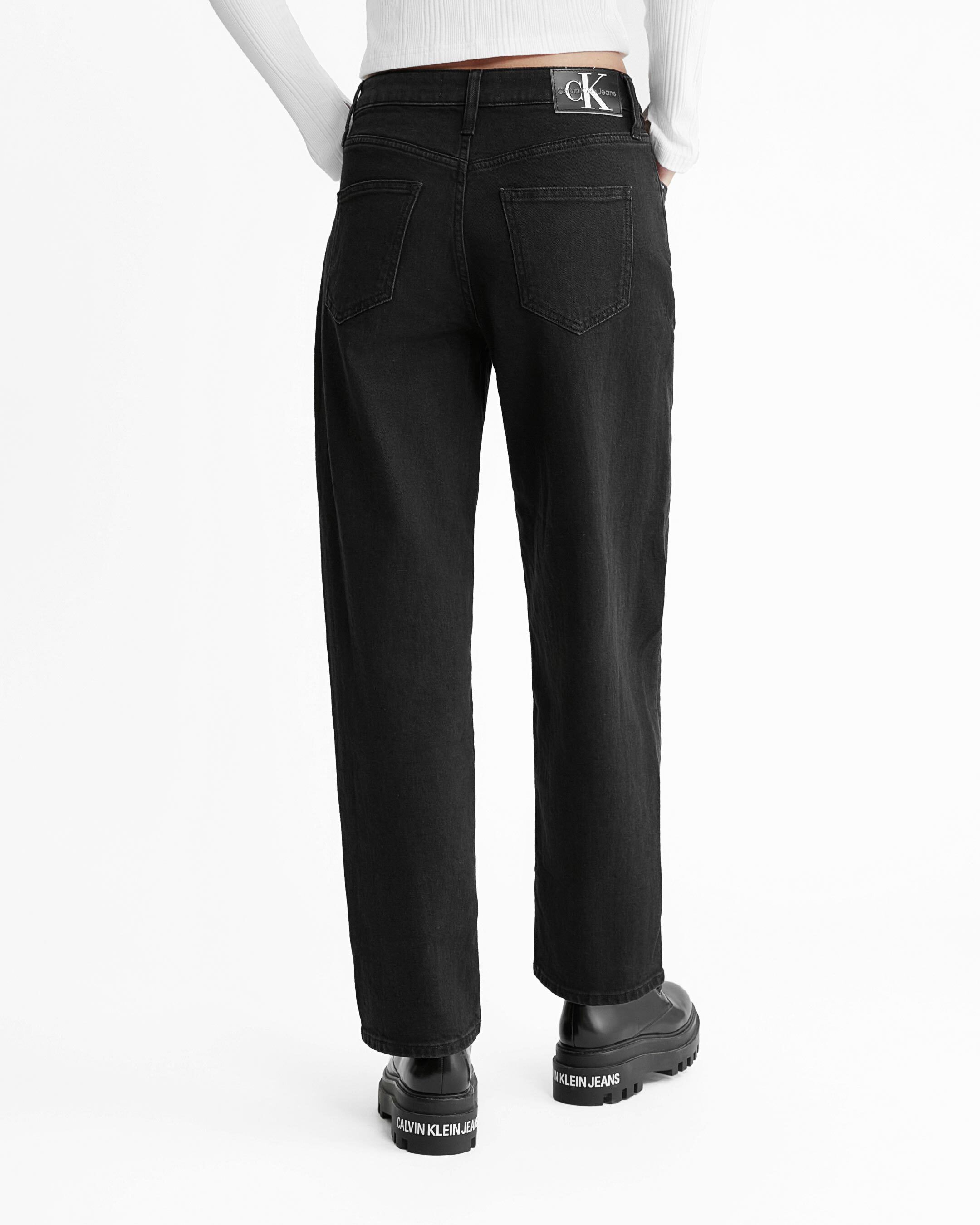 Calvin klein black straight leg jeans new arrivals