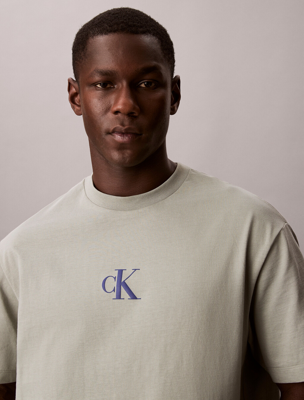 Overlay Logo Graphic Relaxed Tee, Shadow, hi-res