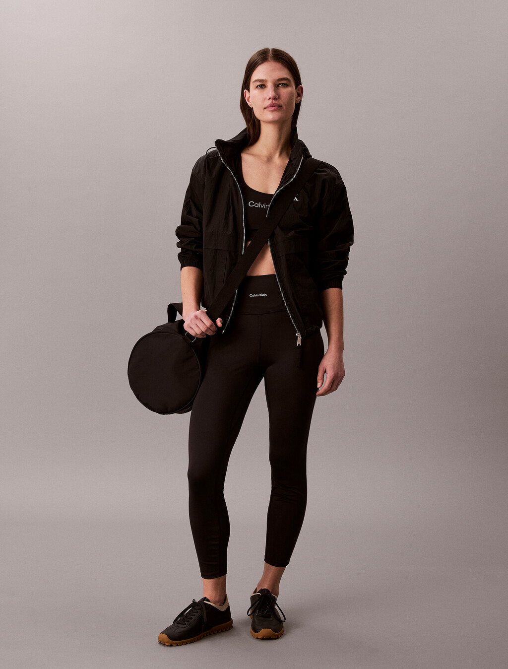 Quick-Dry High-Rise 7/8 Gym Leggings, Black, hi-res