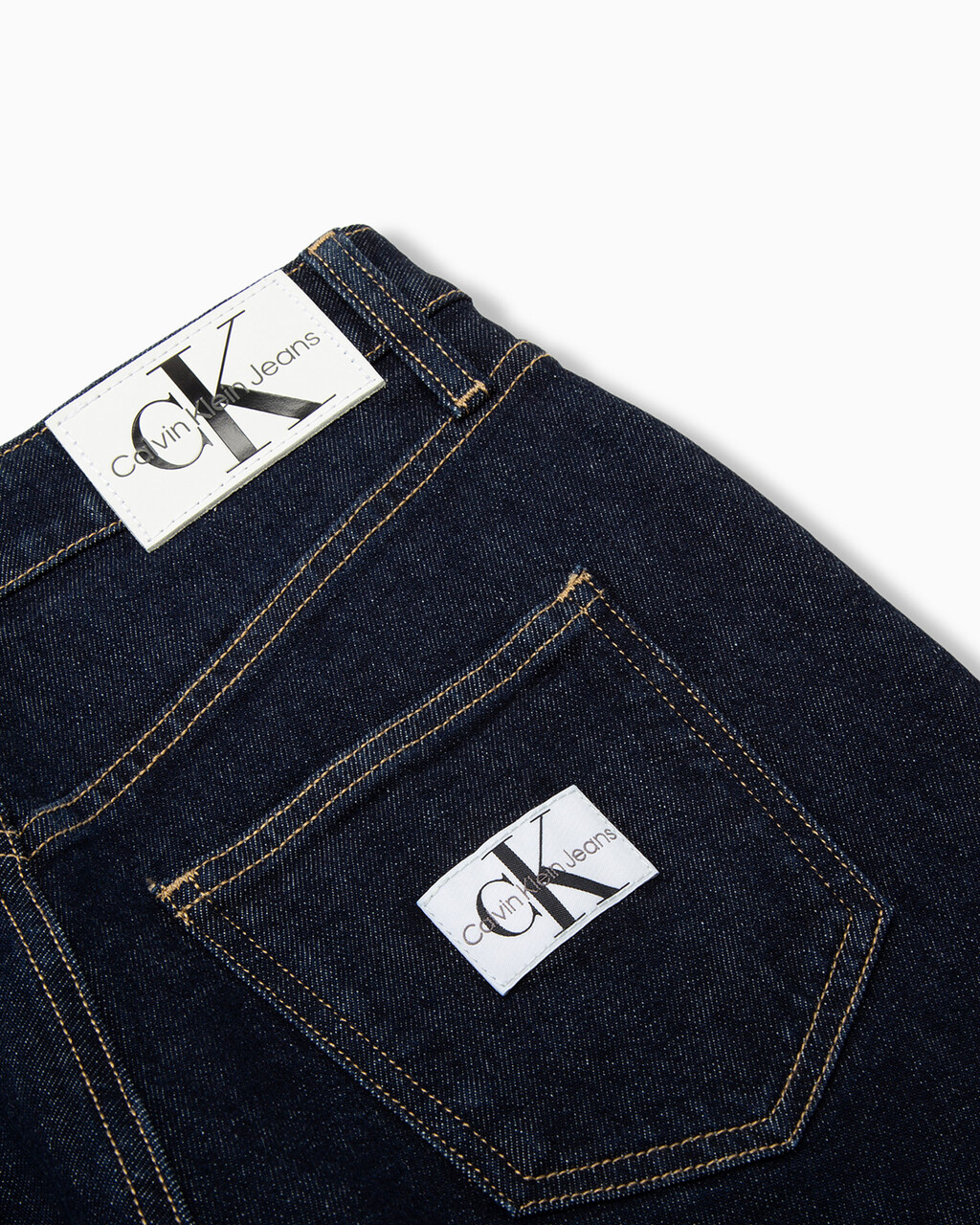 HIGH-RISE RELAXED JEANS, Rinse Blue Pocket Label, hi-res