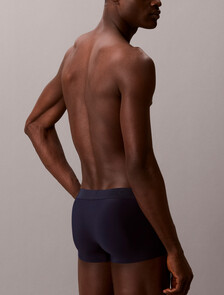 CK Black Low Rise Trunks, Blue Shadow, hi-res