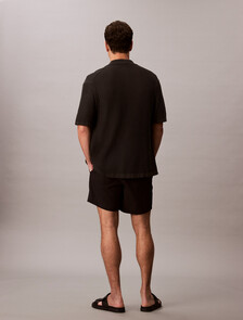 Seersucker Shorts, Black, hi-res