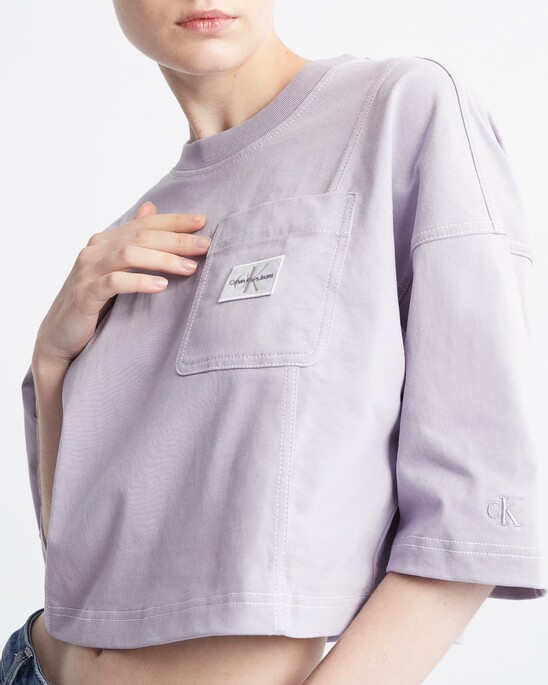 Monologo Badge Oversized Tee