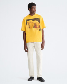 STANDARDS RELAXED HUDDLE GRAPHIC T-SHIRT, Spectra Yellow, hi-res