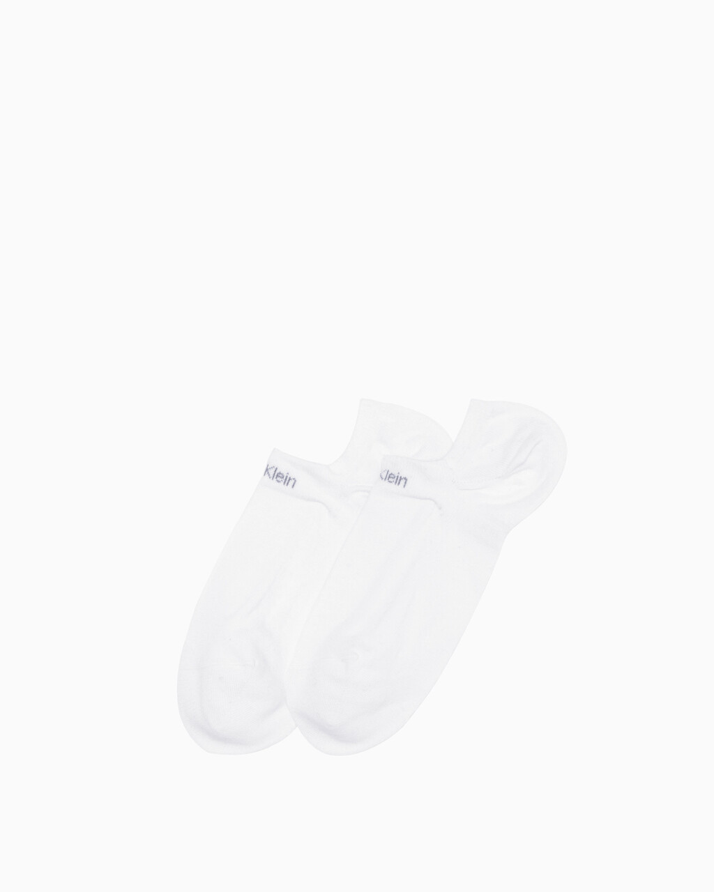 Logo 棉質隱形襪（2 件組）, WHITE, hi-res