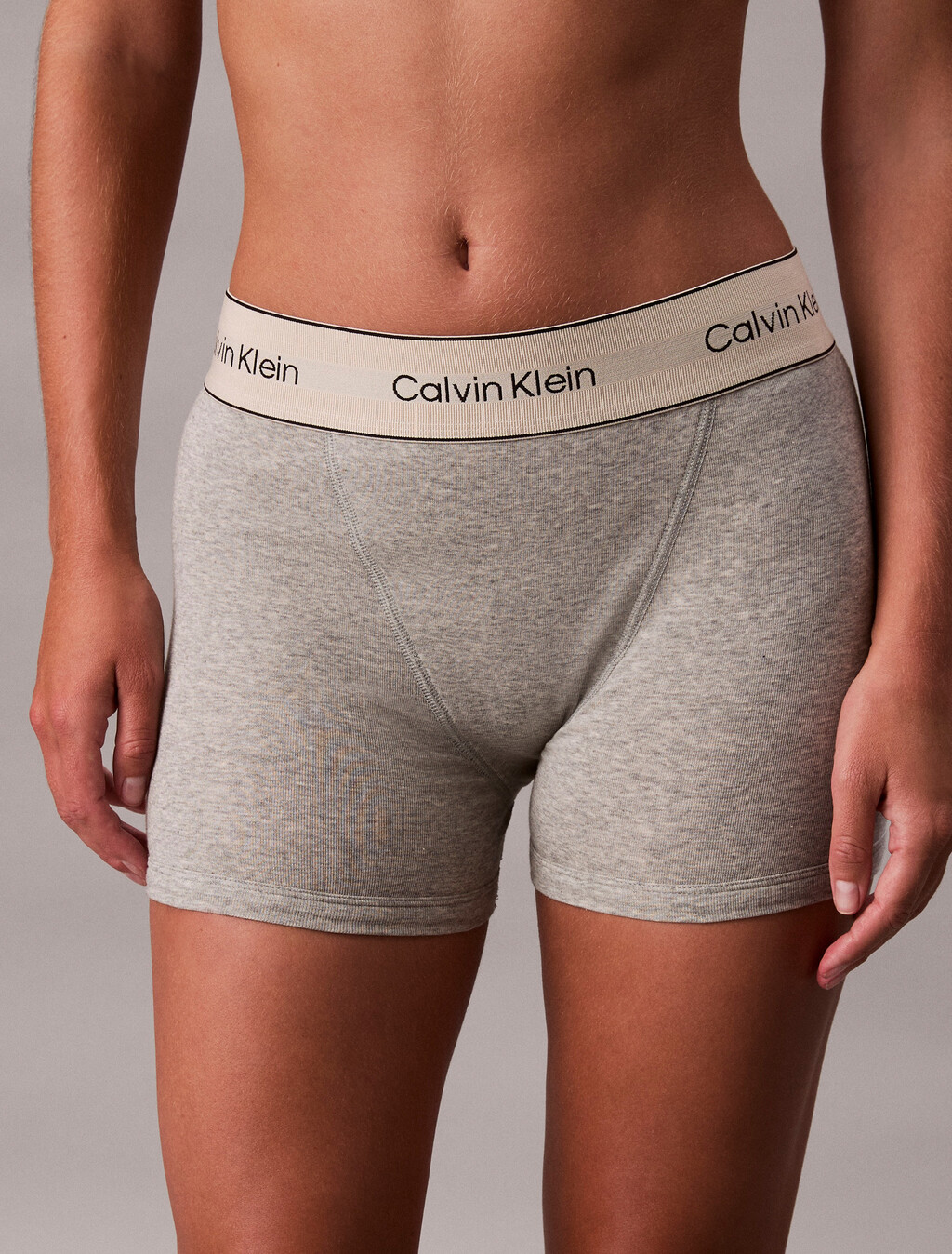 Boxer Briefs - Heritage Cotton Stretch, Grey Heather, hi-res