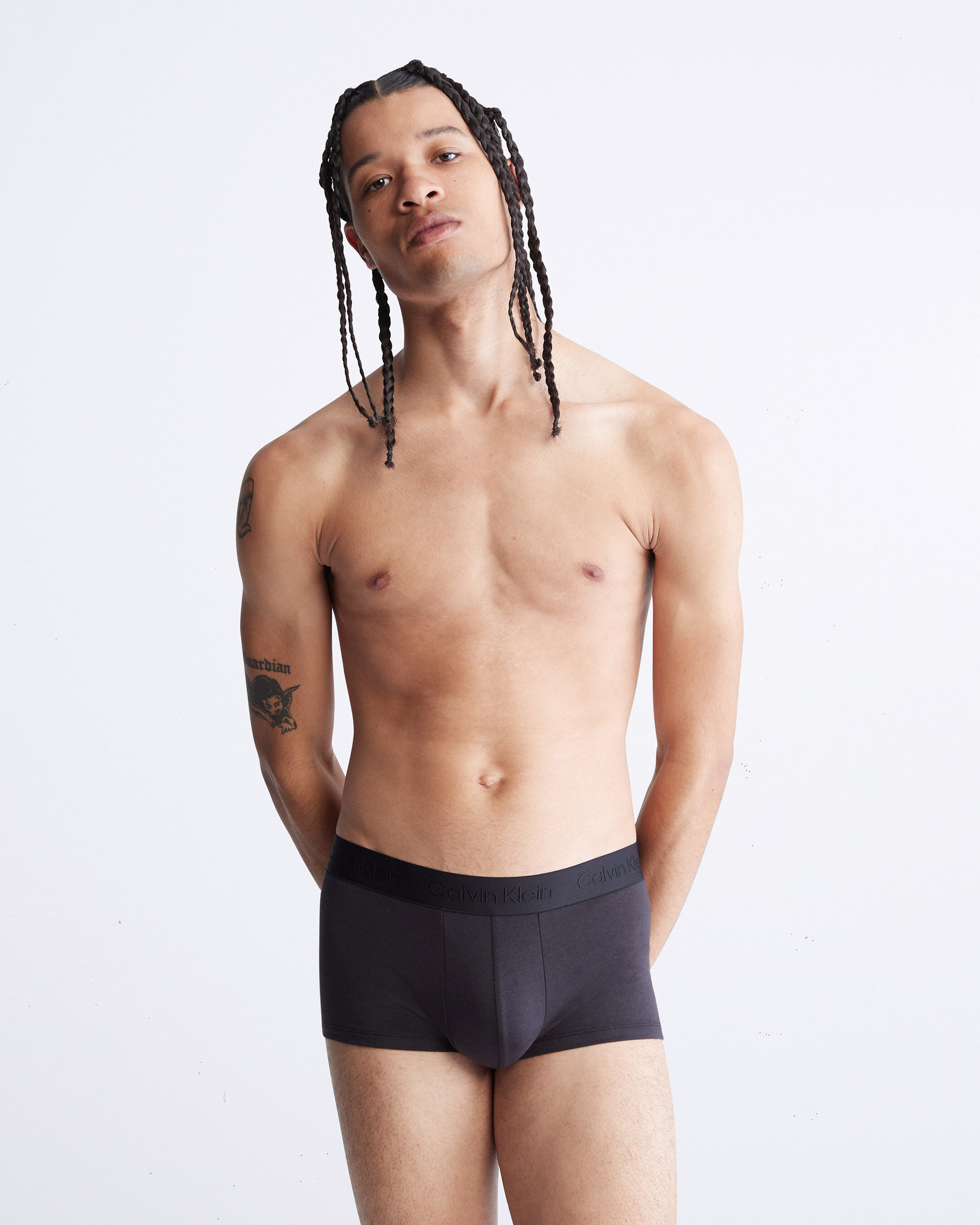 CK Black Ultra Soft Cashmere Low Rise Trunks black Calvin