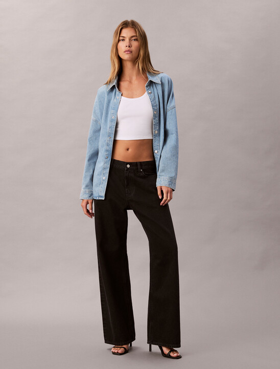 Cotton Linen Denim Shirt
