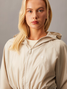 Waisted Zip Up Jacket, Pelican, hi-res