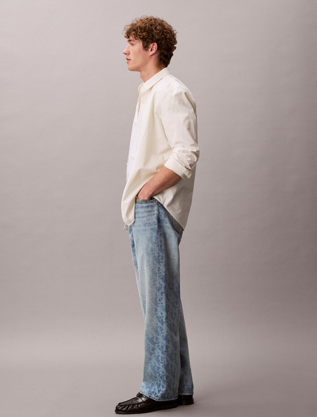 90s Straight Logo Jeans, LT PLAYBILL, hi-res