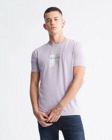 金屬色 Monogram 有機棉 T 裇, Lavender Aura, hi-res