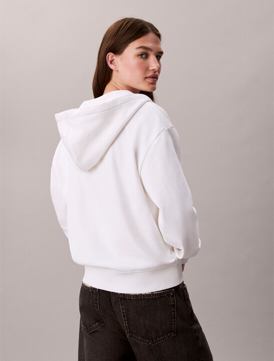 Cotton Terry Zip Up Hoodie