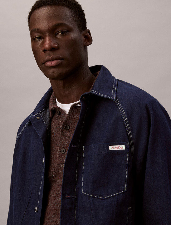 Denim Darted Workwear Jacket