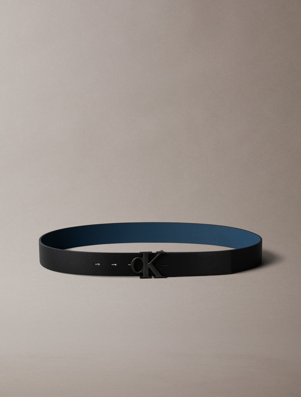 Monogram 雙面皮帶, Black/Moonlit Ocean, hi-res