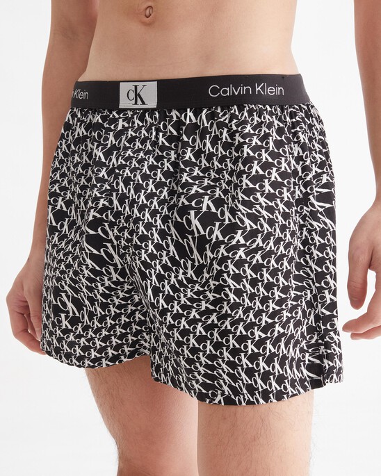 CALVIN KLEIN 1996 梭織棉質平角內褲